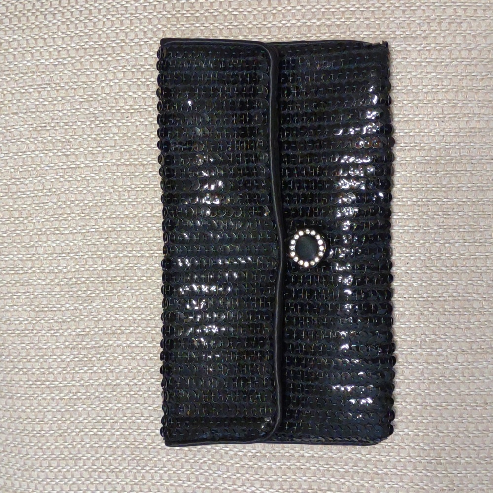 Vintage 1970s Norell Sequin Evening Clutch EUC